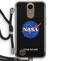 NASA: LG K10 (2017) Transparant Hoesje met koord