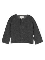 TEDDY & MINOU cardigan boutonné à col rond - Gris