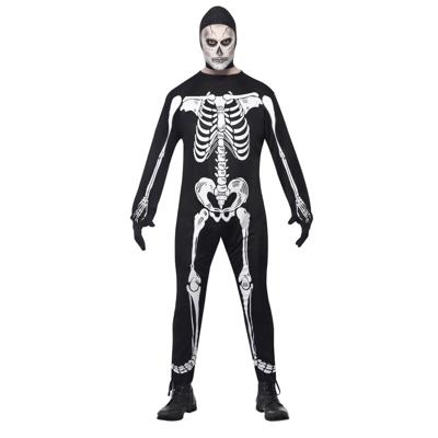 Skelet kostuum - voor volwassenen - Halloween verkleedkleding - skelettenpak