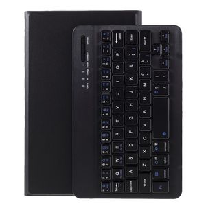 Lunso - Afneembare Keyboard Hoes - Samsung Galaxy Tab A7 Lite  - Zwart