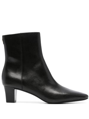Lauren Ralph Lauren bottines Willa Burnished 55 mm en cuir - Noir