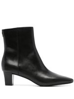 Lauren Ralph Lauren bottines Willa Burnished 55 mm en cuir - Noir - thumbnail