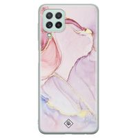 Samsung Galaxy A22 4G siliconen hoesje - Purple sky