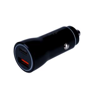 Akyga AK-CH-16 oplader voor mobiele apparatuur Hoofdtelefoons, Mobiele telefoon, Draagbare luidspreker, Powerbank, Smartphone, Smartwatch, Tablet, Telefoon, Universeel Wit Sigarettenaansteker Snel opladen Auto