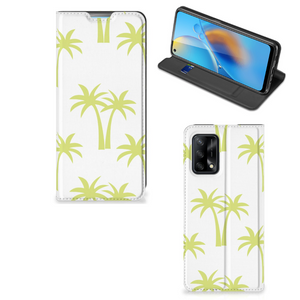 OPPO A74 4G Smart Cover Palmtrees