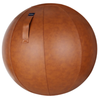LifeSpan Fitness Workplace Office Chair Yoga Ball - Caramel Leather