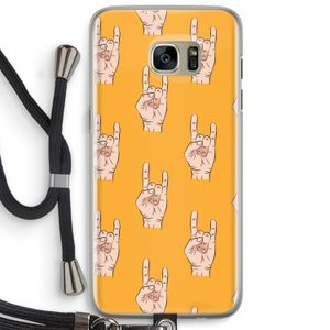 Rock: Samsung Galaxy S7 Edge Transparant Hoesje met koord