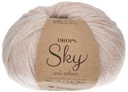 Drops Sky Uni Colour 025 Witte Mist