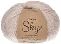 Drops Sky Uni Colour 025 Witte Mist - thumbnail