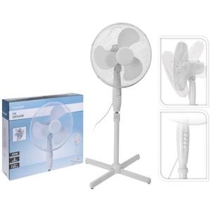 Excellent Electrics Statiefventilator 40 cm Wit