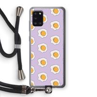 Bacon to my eggs #1: Samsung Galaxy A31 Transparant Hoesje met koord