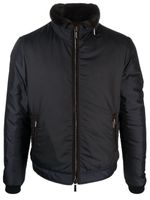 Moorer high-neck down jacket - Bleu