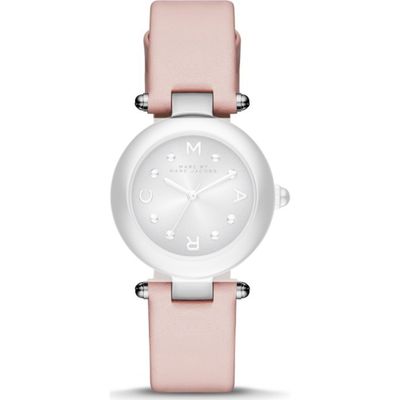 Horlogeband Marc by Marc Jacobs MJ1412 Leder Roze 14mm