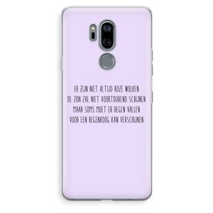Regenboog: LG G7 Thinq Transparant Hoesje