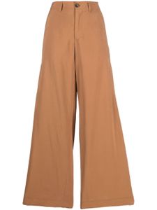 Société Anonyme pantalon palazzo à taille mi-haute - Marron