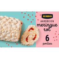 Jumbo Aardbeien Meringue Rol 400g