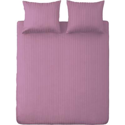 Ten Cate Katoen Satijnen Eenpersoons Dekbedovertrek Streep 140x200/220 cm Lavendel