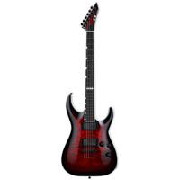 ESP E-II Horizon NT-II See Thru Black Cherry Sunburst elektrische gitaar met koffer - thumbnail