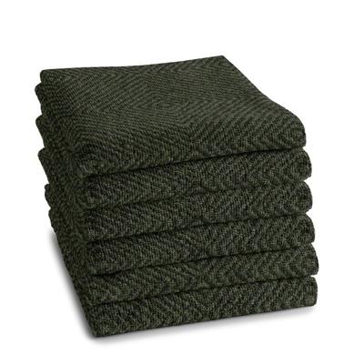 6x DDDDD keukendoek cisis 50x55 cm laurel