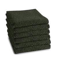6x DDDDD keukendoek cisis 50x55 cm laurel