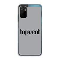 Topvent Grijs Zwart: Xiaomi Poco M3 Pro 5G Transparant Hoesje