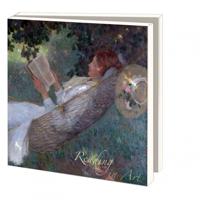 Kaartenmapje Reading in Art 10 Stuks