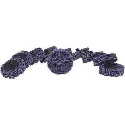 KS Tools 515.5086 Reserve schuurpads, Ø 50 mm, strip Rad lila, verpakking van 10 stuks