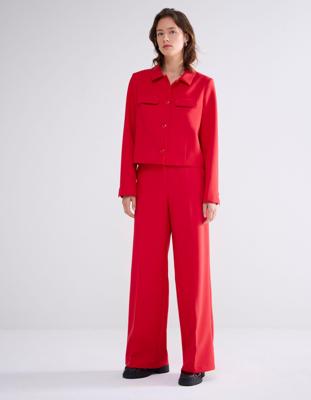 Summum Trousers Foam Uni 4s2369-11680 Broek 559 Brick Red