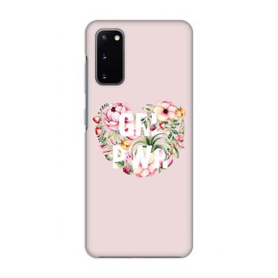 GRL PWR Flower: Volledig geprint Samsung Galaxy S20 Hoesje