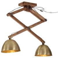 VidaXL Plafondlamp 25 w e27 29x18x85 cm antiek messingkleurig