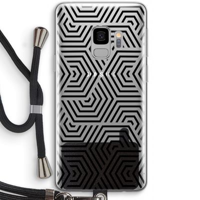 Magic pattern: Samsung Galaxy S9 Transparant Hoesje met koord