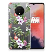 OnePlus 7T | TPU Hoesje | Flamingo Palms