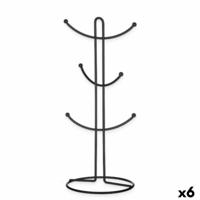 Hanger voor mokken Zwart Metaal 16 x 39 x 16 cm (6 Stuks)
