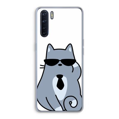 Cool cat: Oppo A91 Transparant Hoesje
