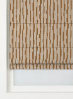 HEMA Vouwgordijn Andel lichtdoorlatend octa ecru-cognac (cognac)