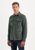 No- Excess Overshirt Buttons Twill 29530842 Overshirt 052 Dark Green