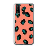 Pink Cheetah: Huawei P Smart (2020) Transparant Hoesje - thumbnail