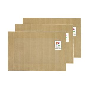 Placemats Hampton - 6x - goud - PVC - 30 x 45 cm