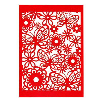 Creativ Company Patroonkarton rood, 10st.