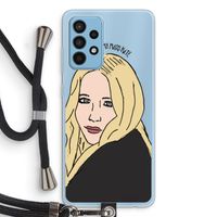Mary Kate: Samsung Galaxy A52 Transparant Hoesje met koord