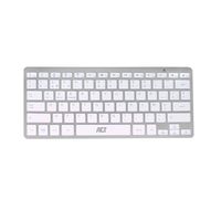 ACT AC5605 Multimedia Toetsenbord Bluetooth | Azerty/BE layout | iOS - MAC OS - Android - Windows | Portable | Wit