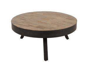 ZILT Salontafel Raudel 74cm - Zwart - Rond