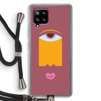 Mono V: Samsung Galaxy A42 5G Transparant Hoesje met koord