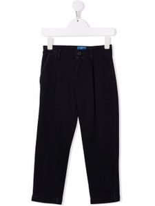 Fay Kids pantalon droit à plis creux - Bleu