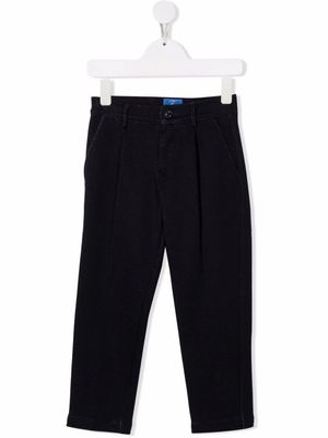 Fay Kids pantalon droit à plis creux - Bleu