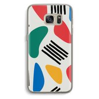 Illustratieve pop 1: Samsung Galaxy S7 Transparant Hoesje