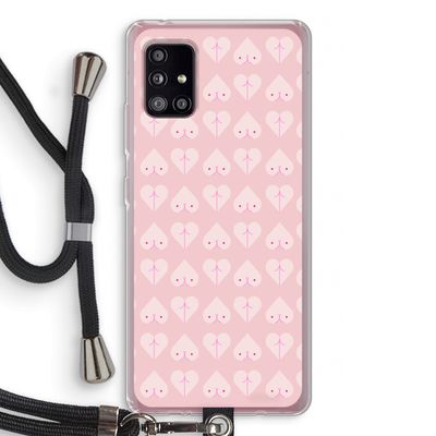 Ass 'n Titties: Samsung Galaxy A51 5G Transparant Hoesje met koord