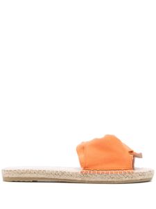 Manebi Espadrilles met suède band - Oranje