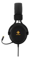 DELTACO GAMING GAM-030 Over Ear headset Gamen Kabel Stereo Zwart Volumeregeling, Microfoon uitschakelbaar (mute) - thumbnail