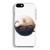 Yin Yang Wolves: iPhone 8 Volledig Geprint Hoesje